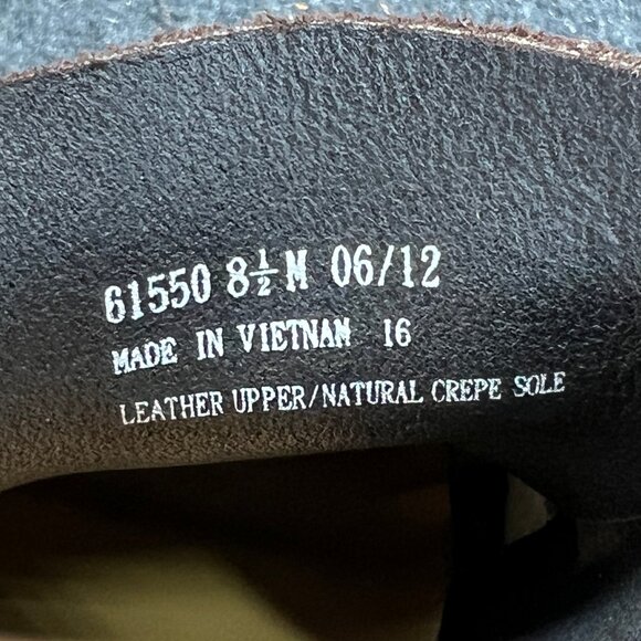 Clarks Originals Faraway Field Moccasins Women's Size 8.5 Brown Suede Crepe Shoe - Picture 12 of 12